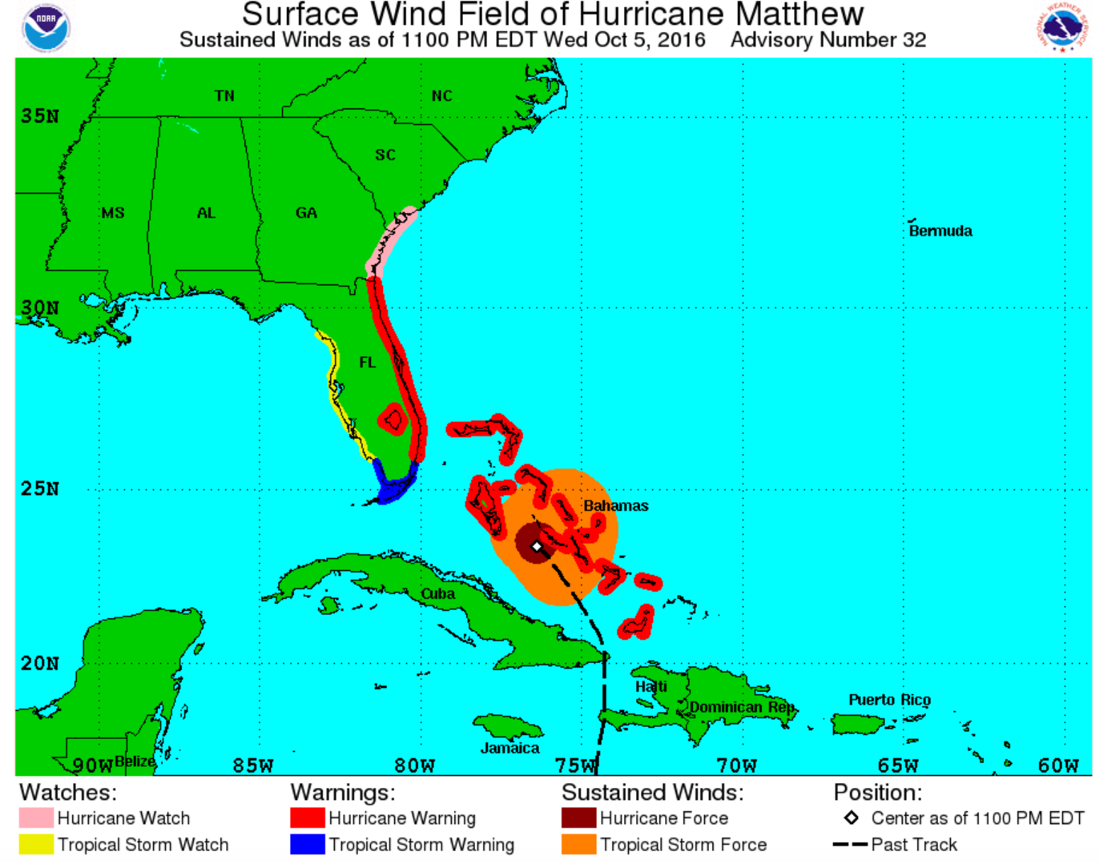 force wind affected area