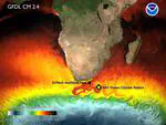 Quantifying Agulhas leakage in a high-resolution coupled climate model